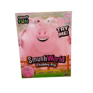 New Release ! RMS Mushworld Chubby Pink Pig Squishy Crazy Fun StressRelief Viral